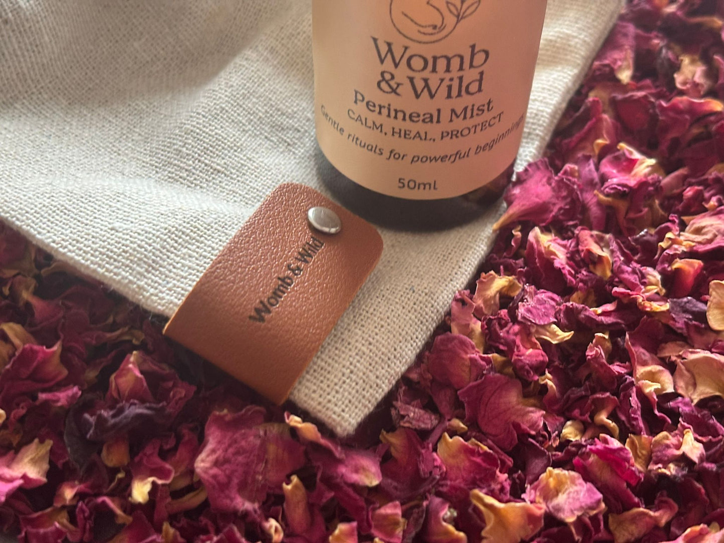 Postpartum Cooling Mist – Natural Perineal Spray for After Birth | Aloe Vera, Chamomile & Witch Hazel Comfort Care – 50ml