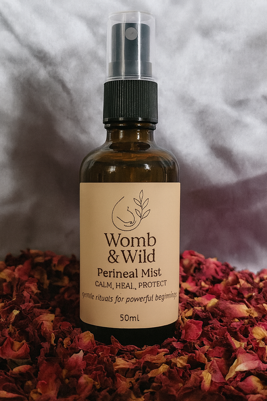 Postpartum Cooling Mist – Natural Perineal Spray for After Birth | Aloe Vera, Chamomile & Witch Hazel Comfort Care – 50ml