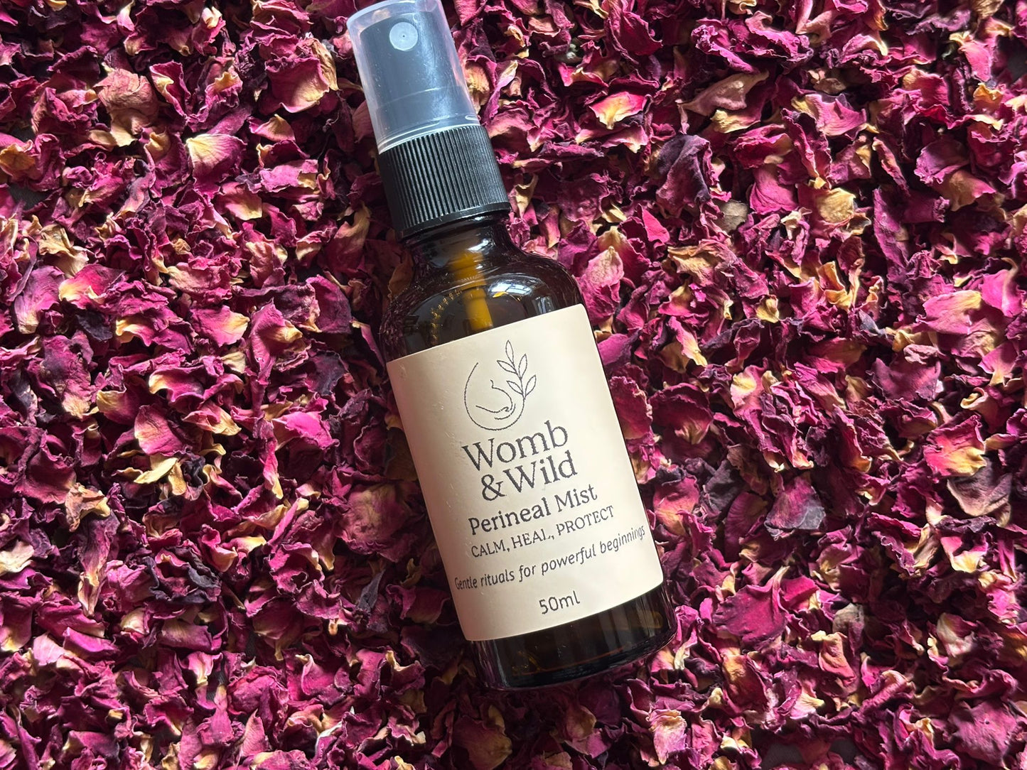 Postpartum Cooling Mist – Natural Perineal Spray for After Birth | Aloe Vera, Chamomile & Witch Hazel Comfort Care – 50ml