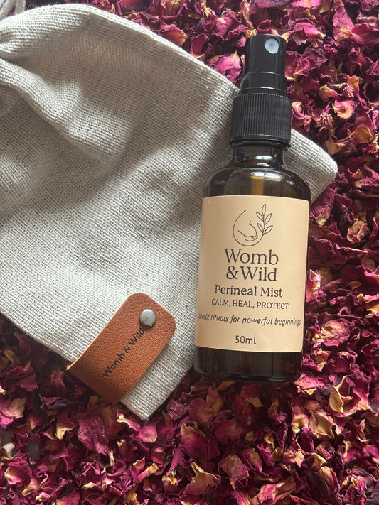Postpartum Cooling Mist – Natural Perineal Spray for After Birth | Aloe Vera, Chamomile & Witch Hazel Comfort Care – 50ml